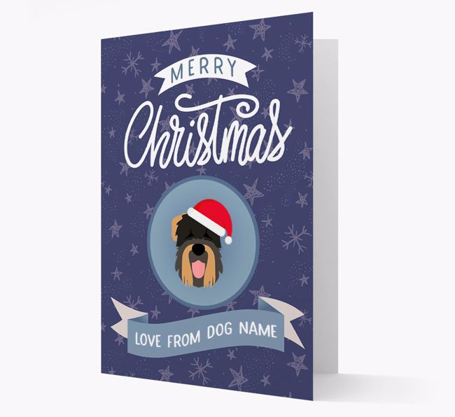 Merry Christmas: Personalized {breedFullName} Christmas Card